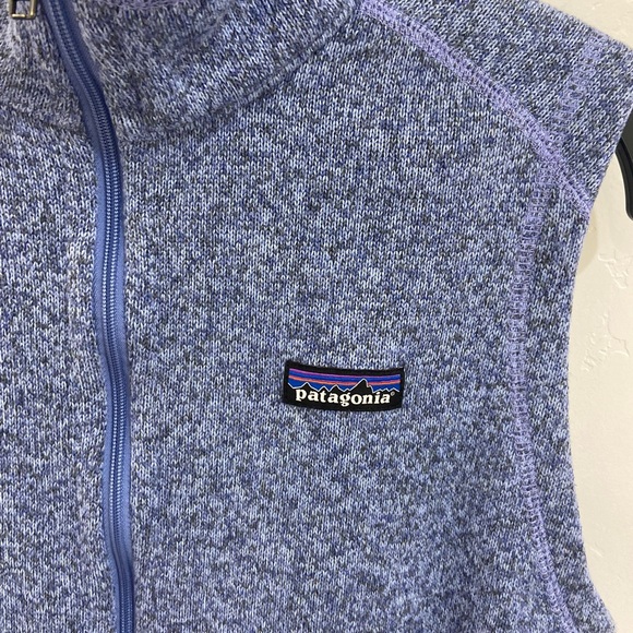 Patagonia Heathered Blue Zip Vest - Picture 2 of 5